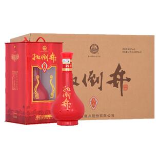白酒41.8度扳倒井红A6_500ml*6瓶整箱装浓香型纯粮食礼盒送礼喜宴