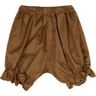 江南布衣童装春夏短裤束脚荷叶边可爱休闲裤子女童儿童jnbybyjnby