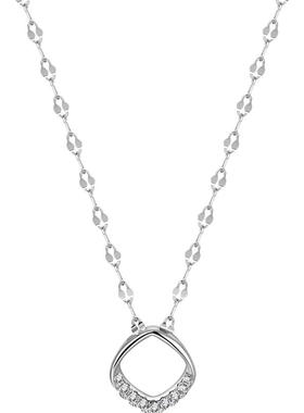 老银匠925银灵动菱形项链