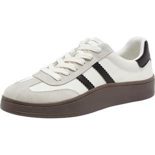 百思图春夏新款商场同款复古运动德训鞋平跟男休闲鞋J2397AM4