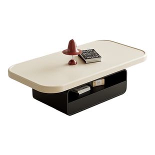 茶几客厅家用小户型轻奢高级感奶油风小茶台2026新款高端方形茶桌