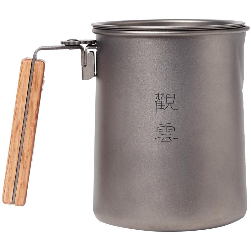 隐者山之道观云钛茶具便携