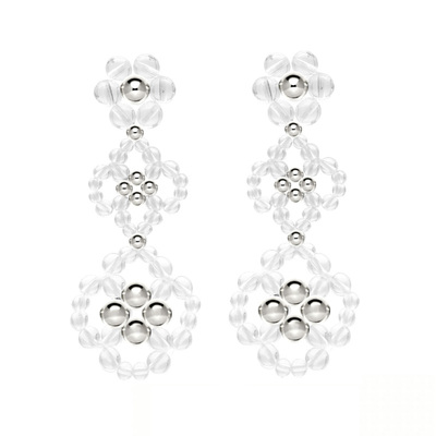 tchintchinxunosa长款花花耳环