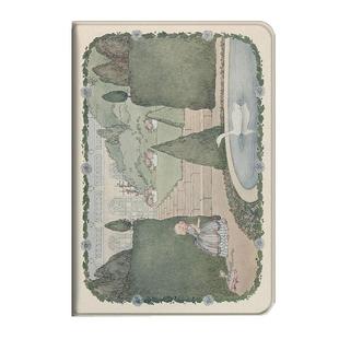 复古插画ipadmini6适用ipad2021pro11三折8简约10.2寸带笔槽air4/2保护套20/19mini5迷你3壳10.5平板艺术5/6