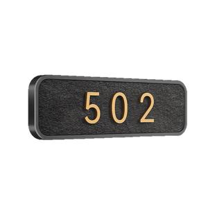 2026年新款门牌号高级感轻奢创意号码牌定制别墅大门户外中古风个性挂牌单元出租房家庭家用门口自粘房号门贴