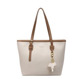 大容量单肩托特包可放14寸电脑女韩系慵懒风百搭简约软皮通勤包包