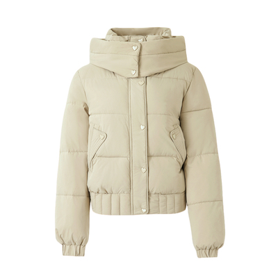 2025新款羽绒棉服女短款连帽显瘦