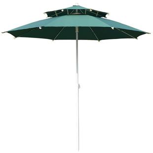 太阳伞大型户外摆摊遮阳伞大雨伞庭院伞沙滩伞双顶伞广告伞定制