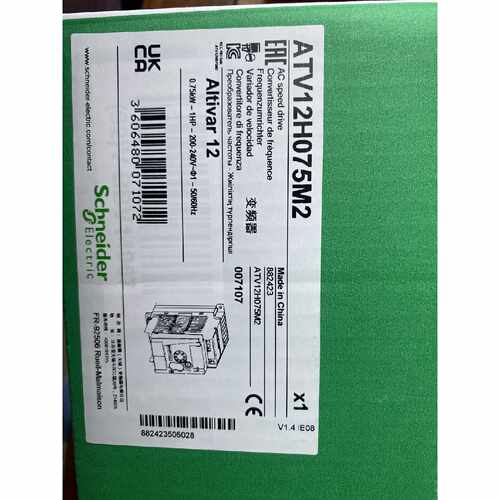 议价施耐德ATV12H018M2/H037M2/H055M2/H075M2/HU15M2/HU22M2变频