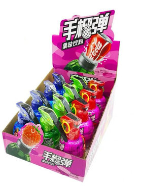 儿童好玩的喷雾糖手雷造型