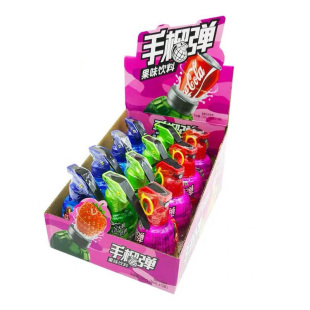 儿童好玩的手雷手榴弹饮料糖果水果味口喷喷雾糖小孩学生校园零食