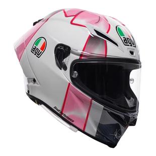 AGV PISTA RR蝴蝶结全盔米萨诺Rossi花带粉红罗西摩托车头盔跑盔