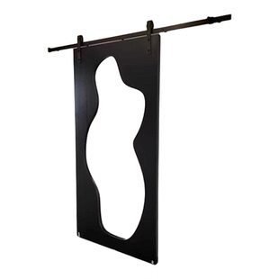 中古镜子谷仓门幽灵门轨道推拉门移门厨房门定制室内门带锁