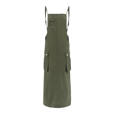 sly街头感工装风口袋背带连衣裙