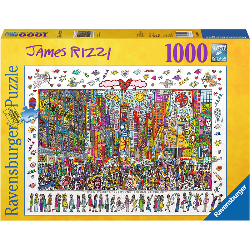 Ravensburger睿思 时代广场 1000片 德国进口成人拼图 陈意涵同款