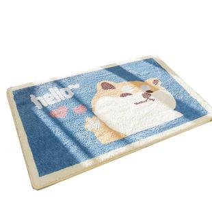 卡通卫生间门口地垫门垫家用卧室地毯厨房卫浴吸水脚垫浴室防滑垫