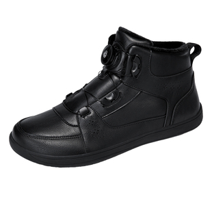 防水宽脚健步鞋男女冬季保暖加绒老人棉鞋宽松宽楦拇指外翻宽头鞋