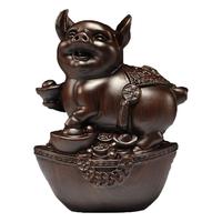 十二生肖一套實(shí)木質(zhì)馬羊猴雞擺件