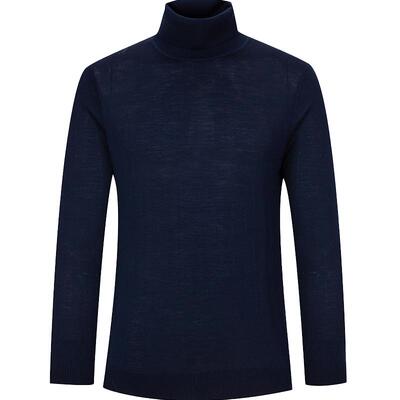 东博利尼秋冬高翻领绅士羊毛衫