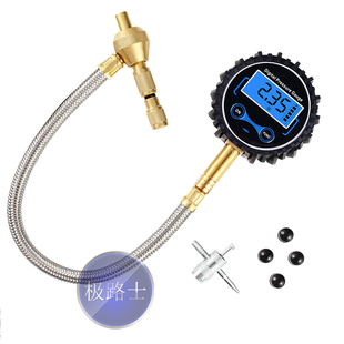 极路士越野车数显胎压表轮胎测压表大流量放气数显大屏显示0.1精