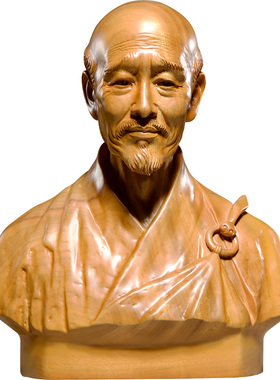 刺史香樟木木雕弘一法师