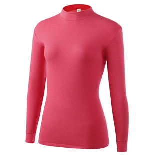 AB秋冬保暖内衣女纯棉中等厚度高领内衣打底衫棉毛衫单件上衣秋衣