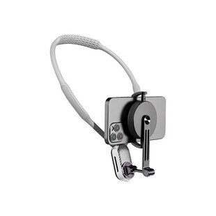 手机挂脖支架手机支架第一人称视角拍摄设备脖子磁吸神器胸前自拍视频适用大疆action6/5pro/4运动相机gopro