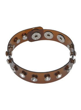 星星紫红半透明软塑料朋克细手链