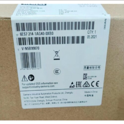议价6ES7214-1AG40-0XB0西门子CPU1214C可编程控制器6ES72141AG40