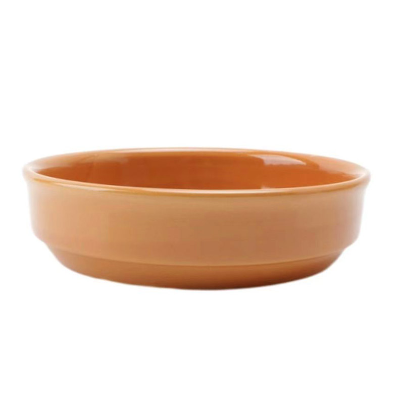 粗陶小菜盘蒸菜陶瓷小碗菜米饭盘紫砂无釉小碗饭钵商用土碗蒸饭碗