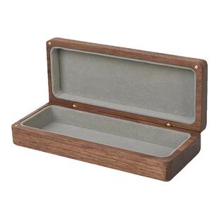 黑胡桃木眼镜盒创意生日礼物复古实木眼镜盒木质高档盒子抗压防摔