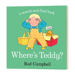 英文原版绘本 Where's Teddy 泰迪熊在哪里 英文版 进口英语原版书籍
