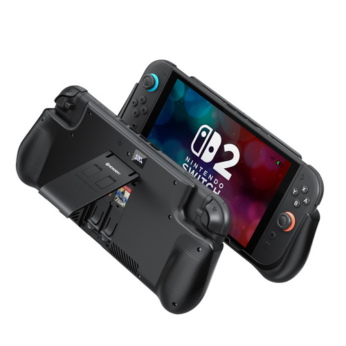 新得利适用任天堂Switch2充电宝NS2背夹移动电源游戏机保护壳套便携快充二代港版掌机专用外接电池续航配件