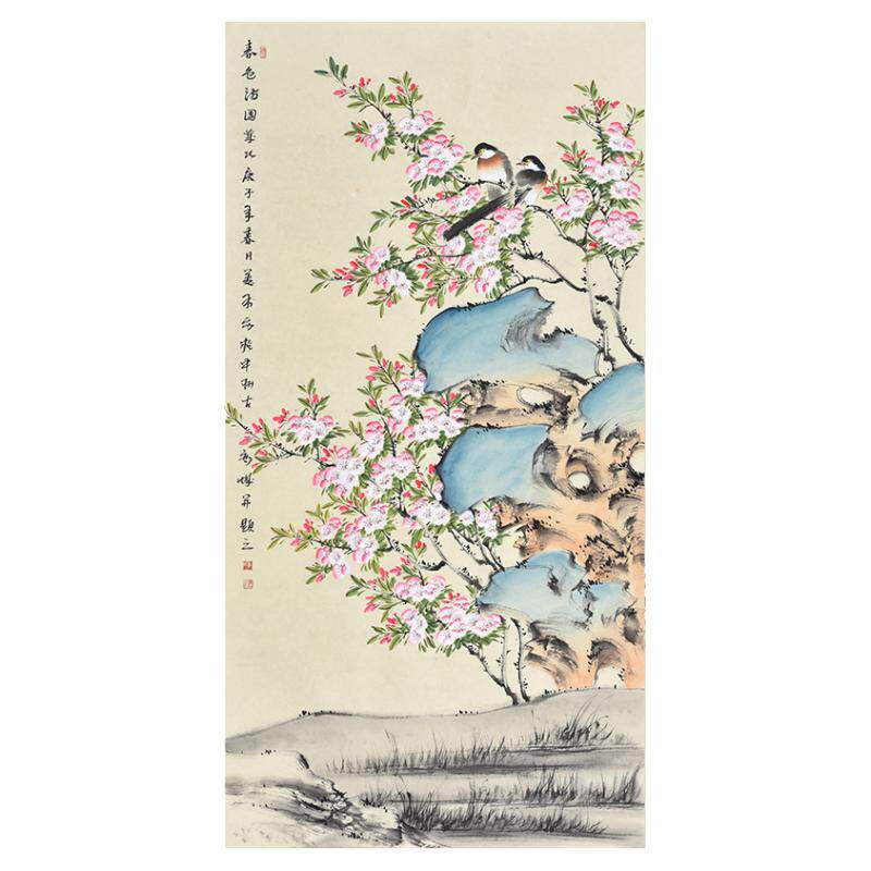 河南国画家协会花鸟名家姜老师手绘真迹字画客厅书房玄关装饰挂画