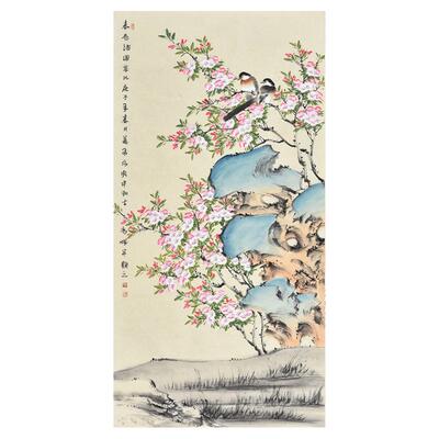 河南国画家协会花鸟名家姜老师手绘真迹字画客厅书房玄关装饰挂画