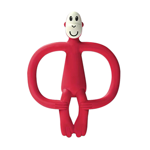 英国MatchstickMonkey火柴猴子牙胶婴儿磨牙硅胶玩具咬咬胶防吃手