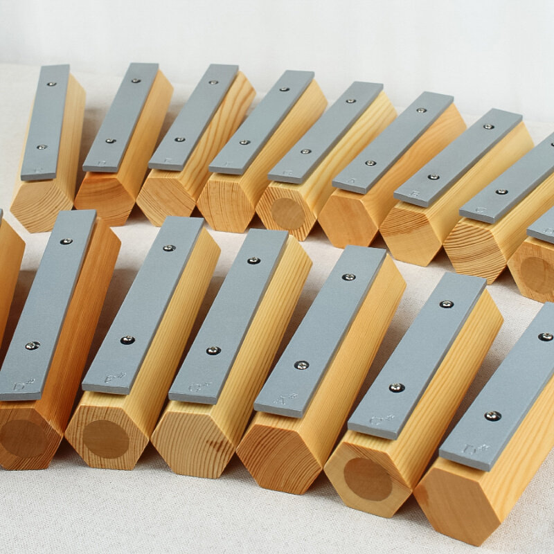 正品奥尔夫打击乐器17音铝板琴10音砖音块幼儿园教具手敲琴木琴演