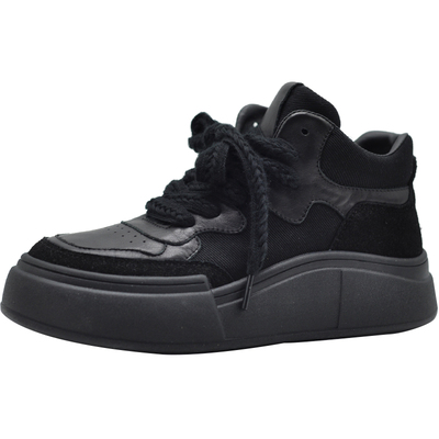 阿木休闲德训鞋厚底高帮鞋短靴