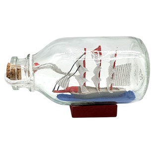 喜莱卡创意帆船漂流瓶摆件学生送礼工艺品船瓶子玻璃瓶教师节礼物