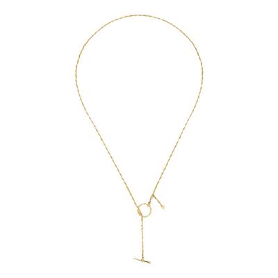 DINN DINN DESIGNvintage系列麻花长款项链简约锁骨复古高级精致