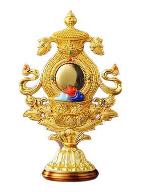 密宗合金八瑞物总集组合供品七珍八宝吉祥物集合佛具装饰摆件