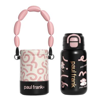 大嘴猴保温杯女生吸管杯