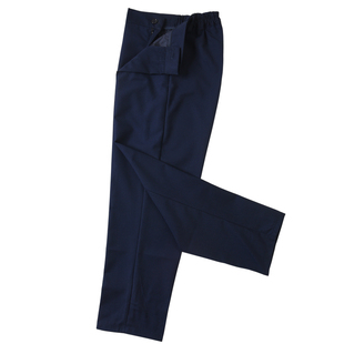 男童西装裤加绒加厚藏青色制服礼服蓝色西裤儿童免烫学生校服裤子