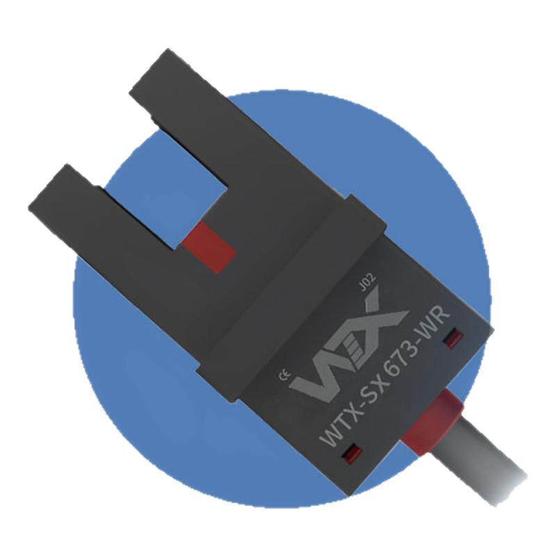 WTX槽型光电开关感应限位器带线