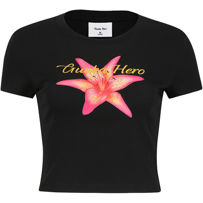 GUUKAHERO美式正肩圆领短袖T恤