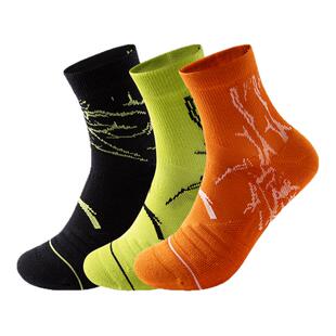 安踏运动长袜毛圈长袜防滑耐磨吸汗防臭足球跑步训练健身中筒袜男