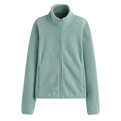 秋季保暖双面绒拉链纯色开衫卫衣