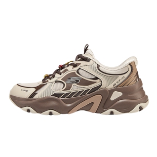 Skechers斯凯奇马年新年款潮流男女鞋厚底闪穿老爹鞋 802030/TPE