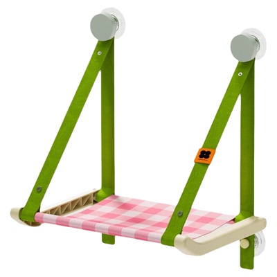 喵乎汪也免打孔吸盘吊床猫窝