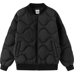 巴拉巴拉儿童羽绒服男童女童外套冬季童装中大童宝宝棒球服短款潮